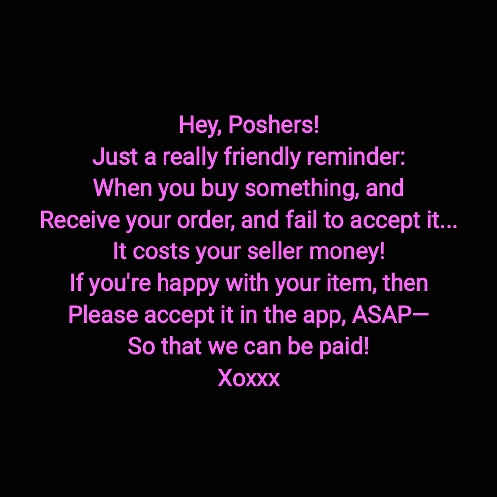Important Notice for Poshmark Orders